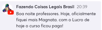Feedback de aluno 2